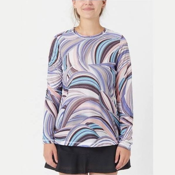 Sofibella Airflow Long Natura Sleeve Tennis Top - Size Medium - New with… - Picture 1 of 5